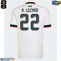 Moški Nogometni dresi Mehika Hirving Lozano #22 Gostujoči SP 2026 Kratek Rokav
